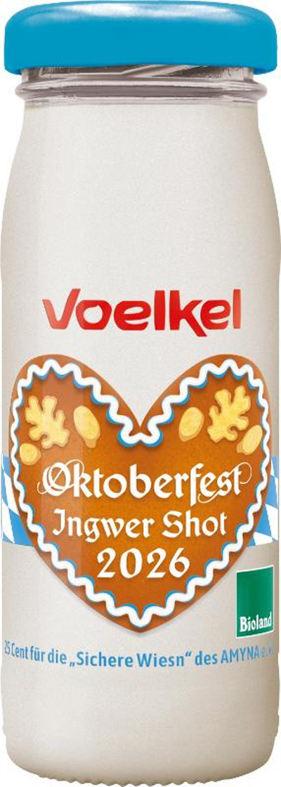 Produktfoto zu Oktoberfest Ingwer Shot, 95 ml, Voelkel