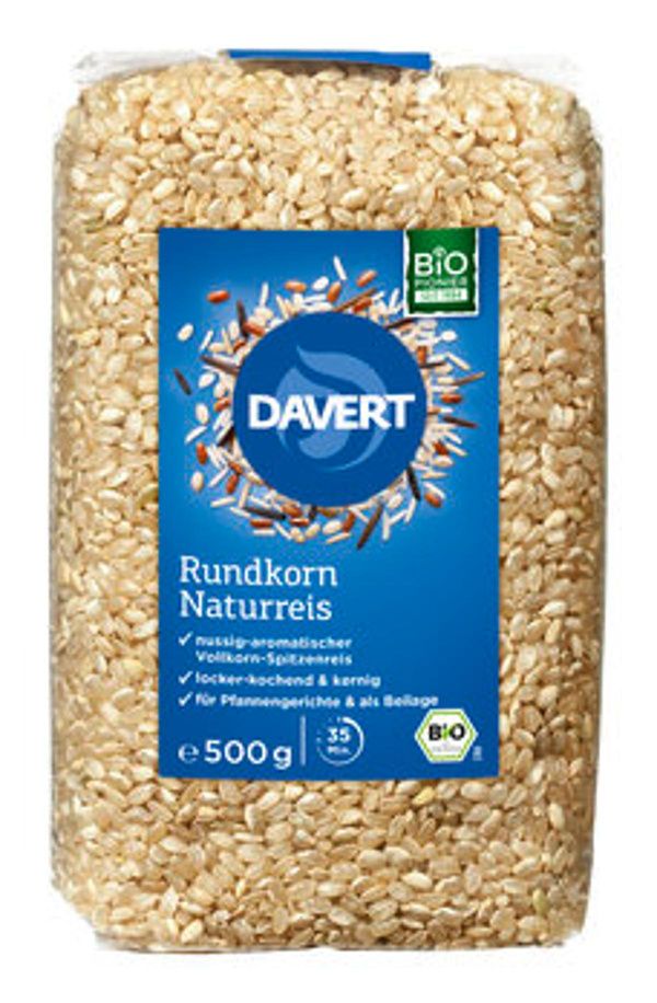 Produktfoto zu Reis, Rundkorn, natur, 500 g