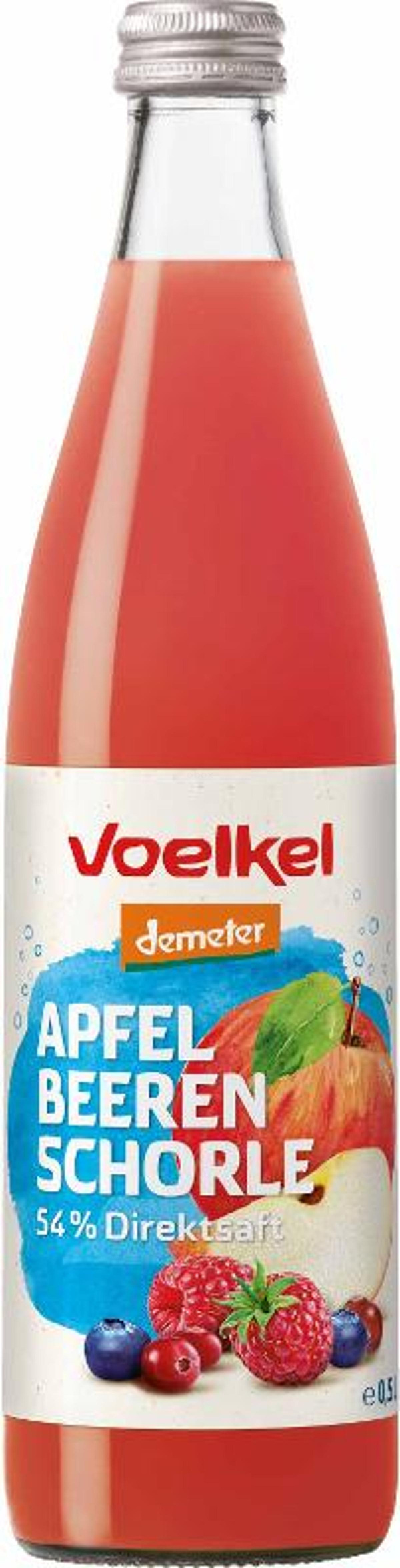 Produktfoto zu Apfel-Waldbeeren Schorle, 10 x 0,5 l Voelkel