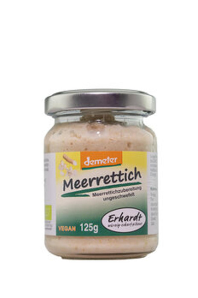 Produktfoto zu Meerrettich im Glas, 125 g Erhardt