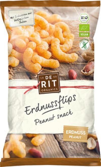 Produktfoto zu Erdnuss Flips 125 g, De Rit