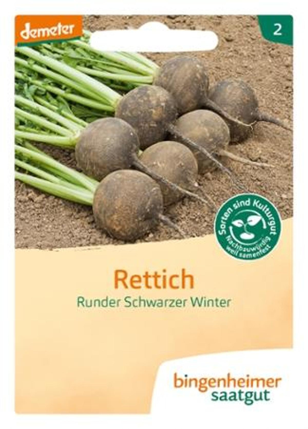 Produktfoto zu Saatgut Runder Schwarzer