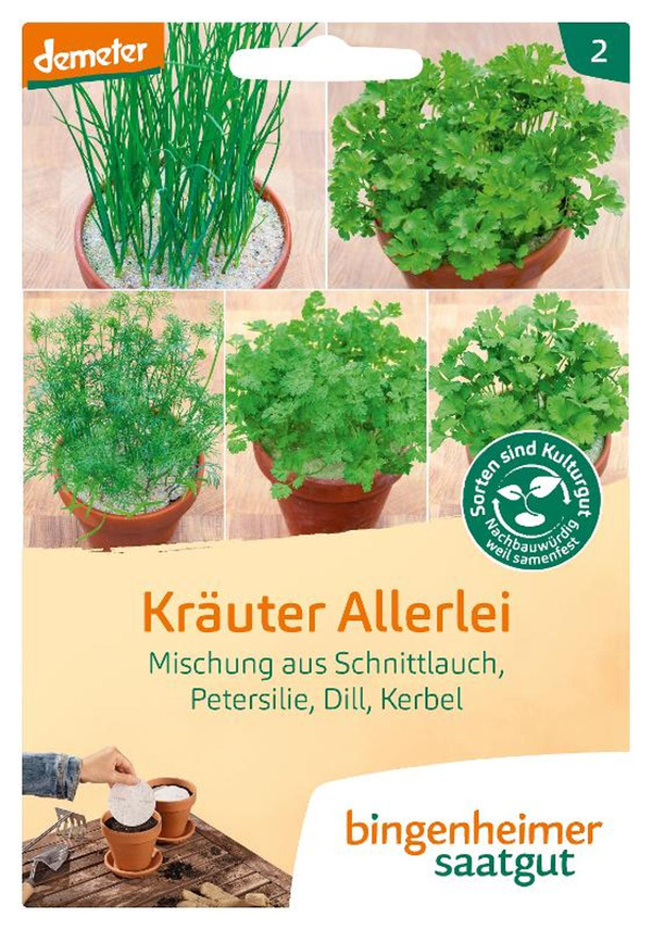 Produktfoto zu Saatgut Küchenkräuter