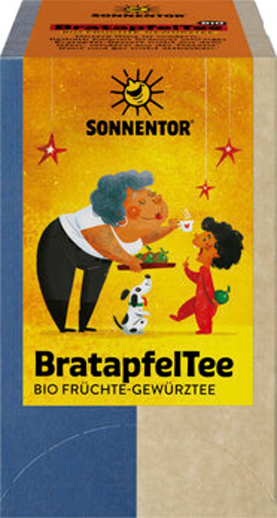 Produktfoto zu Bratapfel Tee, 18 x 2,5 g, Sonnentor