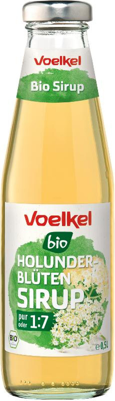Produktfoto zu Sirup Holunderblüten 0,5 l