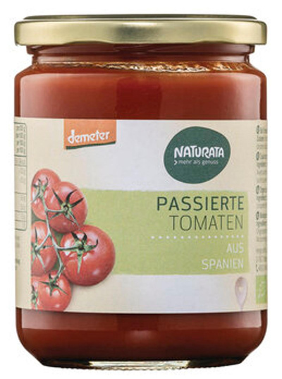 Produktfoto zu Tomatenpüree, Demeter 400 g