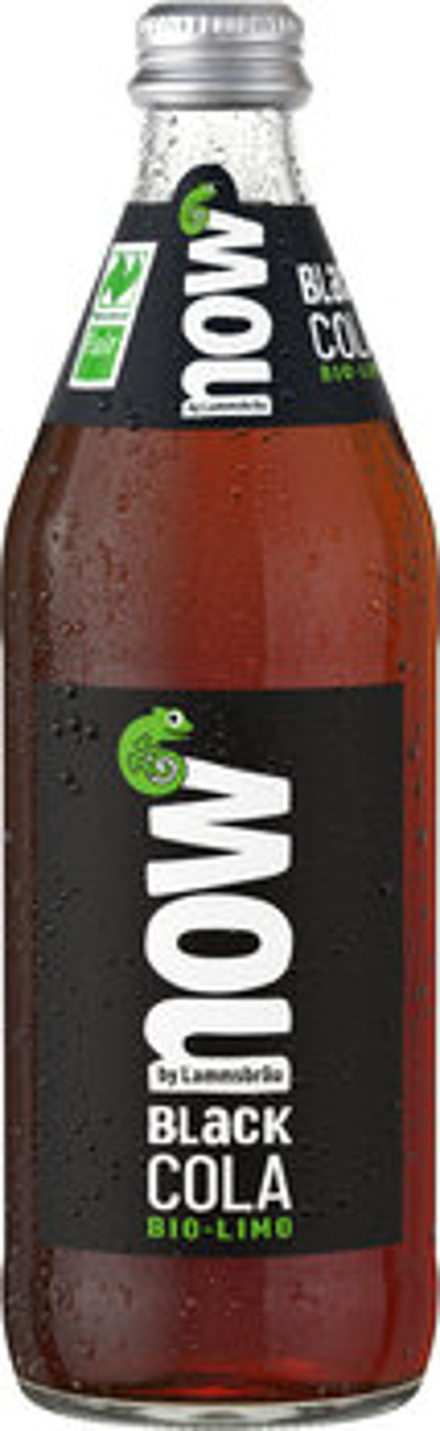 Produktfoto zu now Black Cola, 10 x 0,5 l