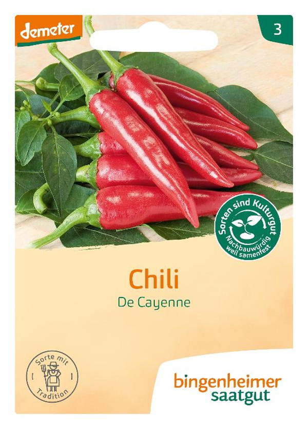 Produktfoto zu Saatgut Peperoni De Cayenne