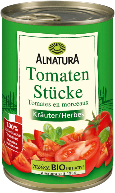 Produktfoto zu Tomatenstücke Kräuter