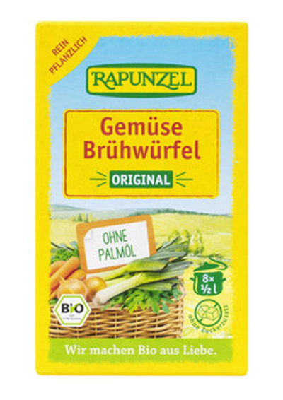 Produktfoto zu Gemüse Brühwürfel, 8 Stück