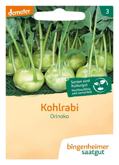 Produktfoto zu Saatgut Kohlrabi weiß