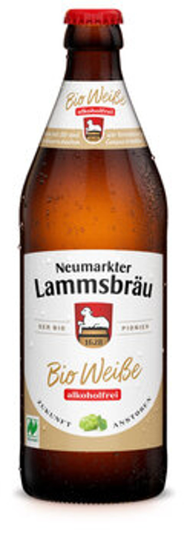 Produktfoto zu Lammsbräu Bier Weiße Alkoholfrei, 10 x 0,5 l