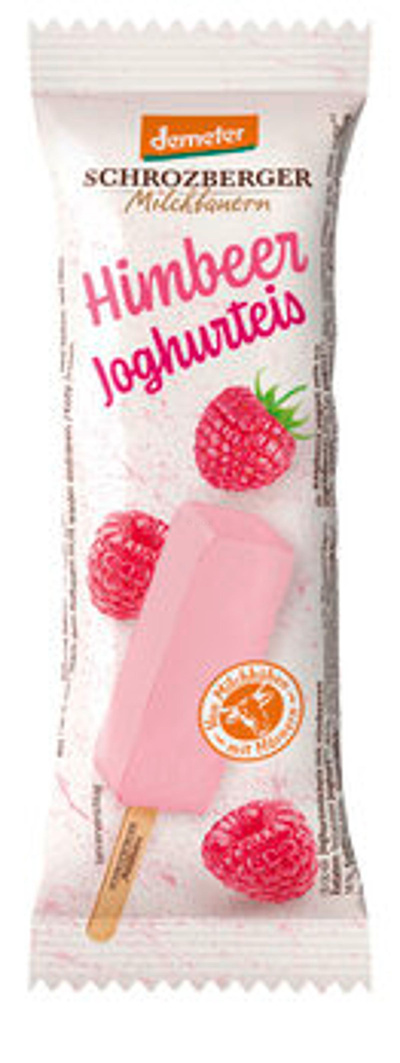 Produktfoto zu Stieleis Himbeere Joghurt mit Sahne 65ml