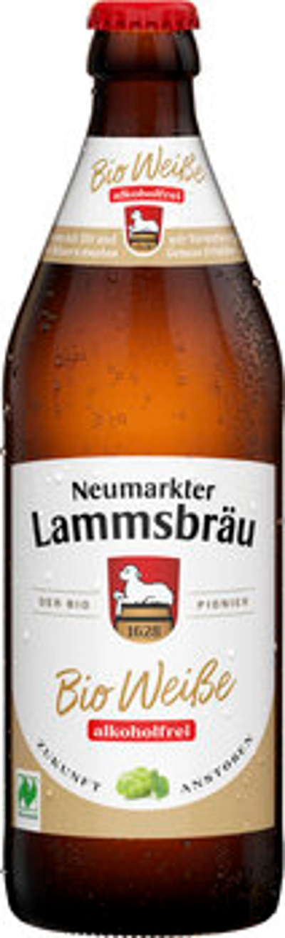 Produktfoto zu Lammsbräu Bier Weiße Alkoholfrei, 10 x 0,5 l