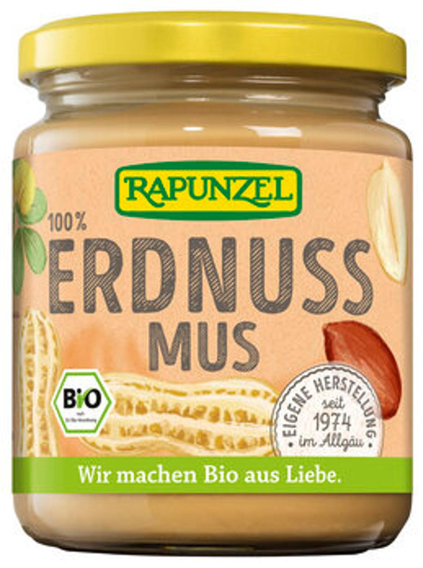Produktfoto zu Erdnussmus, fein, 250g