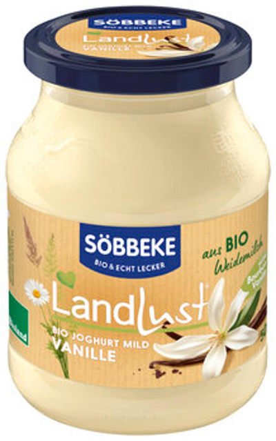 Produktfoto zu Joghurt Vanille 3,8% 500 g , Söbbeke