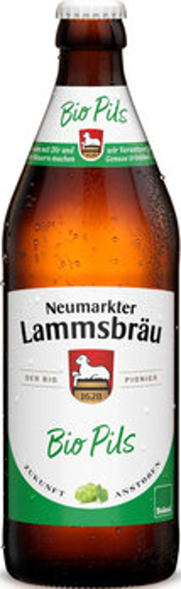 Produktfoto zu Lammsbräu Bio Pils , 10 x 0,5 l