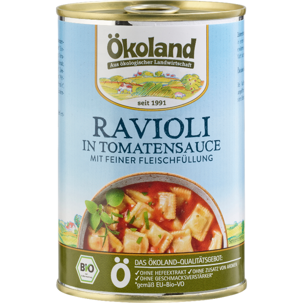 Produktfoto zu Ravioli in Tomatensauce mit Fleisch