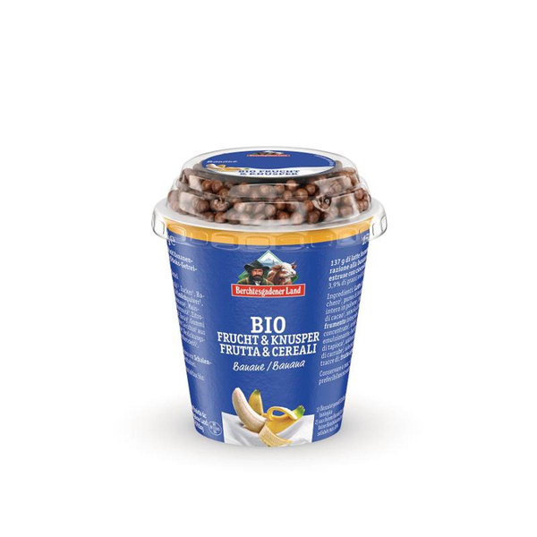 Produktfoto zu Knusperjoghurt Banane mit Schokobällchen, 150g