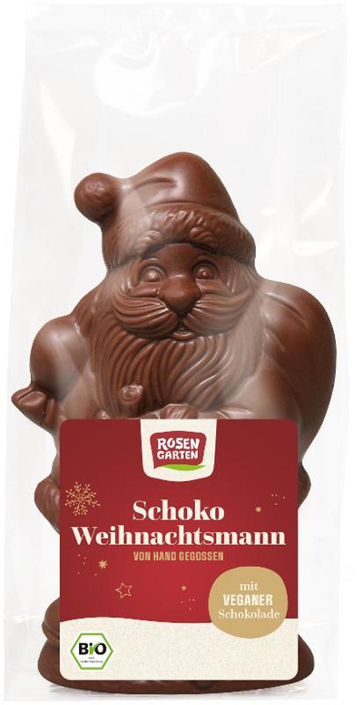 Produktfoto zu Weihnachtsmann Vollmilch vegan, 90 g, Rosengarten
