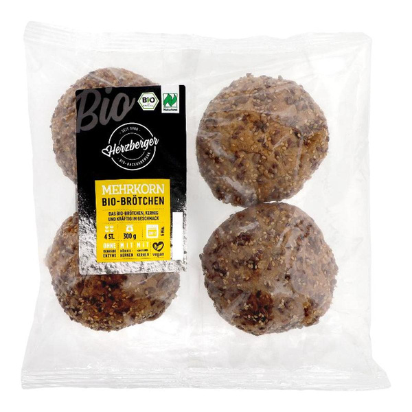 Produktfoto zu Mehrkornbrötchen zum aufbacken, 4 Stück