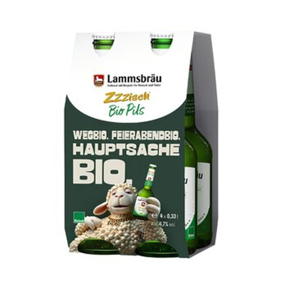 Produktfoto zu Lammsbräu Pils  4 x 0,33 l Pack