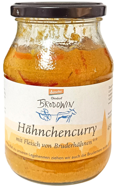 Produktfoto zu Hähnchencurry, 0,45 l