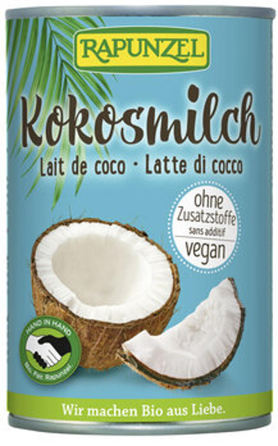 Produktfoto zu Kokosmilch, Rapunzel, 400 ml
