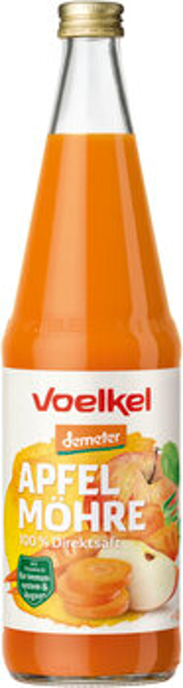 Produktfoto zu Apfel-Möhren-Saft, 0,7 l Voelkel