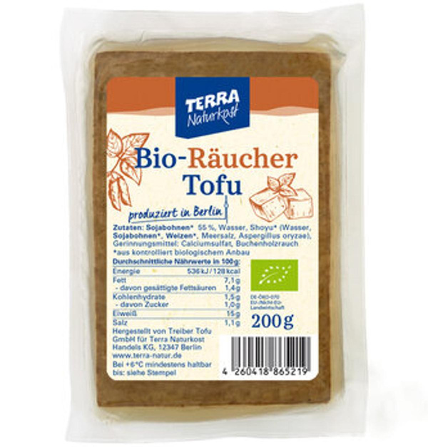 Produktfoto zu Terra Räucher Tofu, 200 g