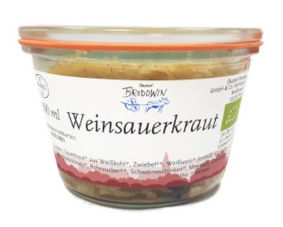 Produktfoto zu Sauerkraut mit Speck, 300g