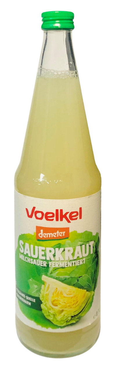 Produktfoto zu Sauerkrautsaft im Kasten, 6 x 0,7 l Voelkel
