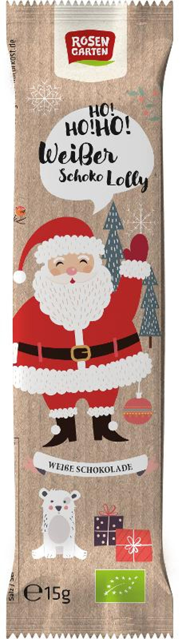 Produktfoto zu Lolly Nikolaus weiß,15 g, Rosengarten