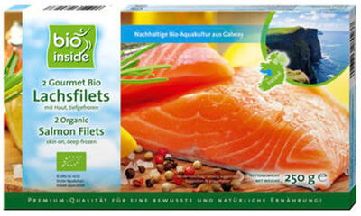 Produktfoto zu TK Lachsfilet, mit Haut  250 g