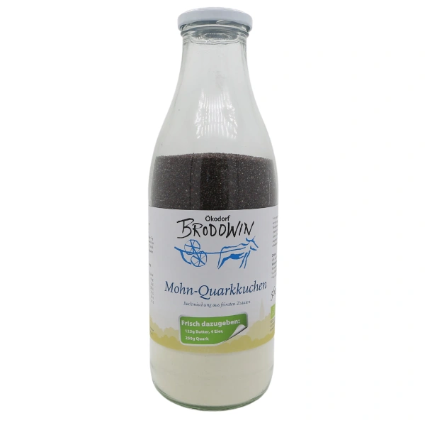 Produktfoto zu Brodowiner Mohn-Quarkkuchen, 560 g