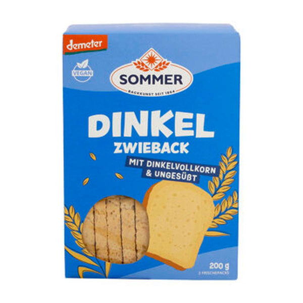 Produktfoto zu Dinkel Zwieback 200 g