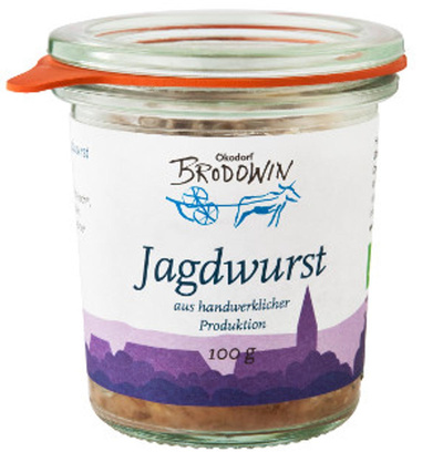 Produktfoto zu Brodowiner Jagdwurst, 100 g