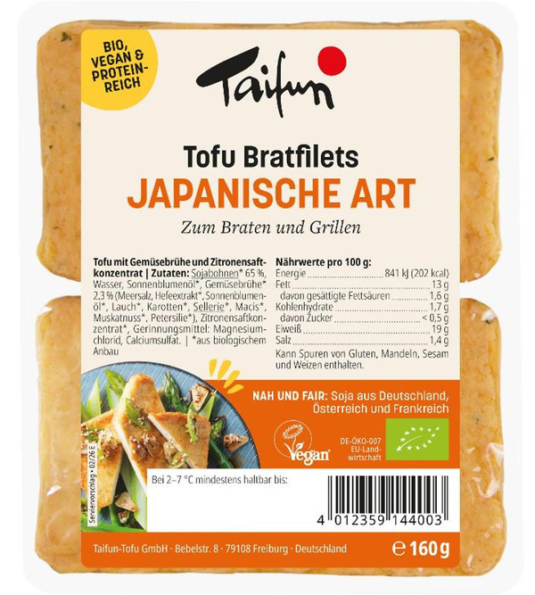 Produktfoto zu Japanische Bratfilets 160 g, Taifun