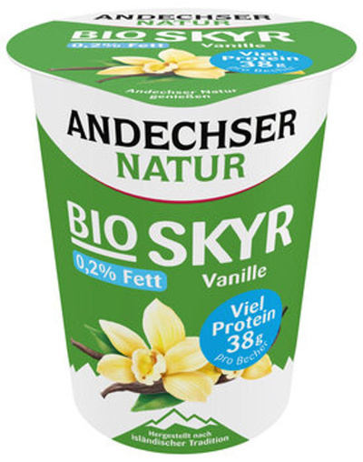 Produktfoto zu Skyr Vanille 0,2%, 400 g