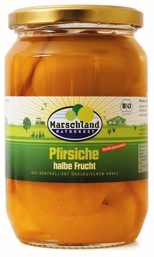 Produktfoto zu Pfirsiche, halbe Frucht 720 ml