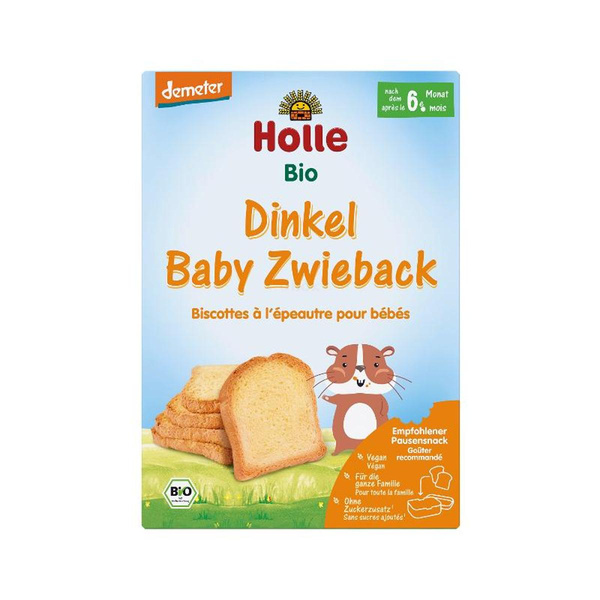 Produktfoto zu Baby Dinkel Zwieback, 200 g, Holle