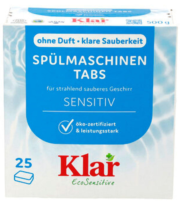 Produktfoto zu Klar Spülmaschinen Tabs 25 St.