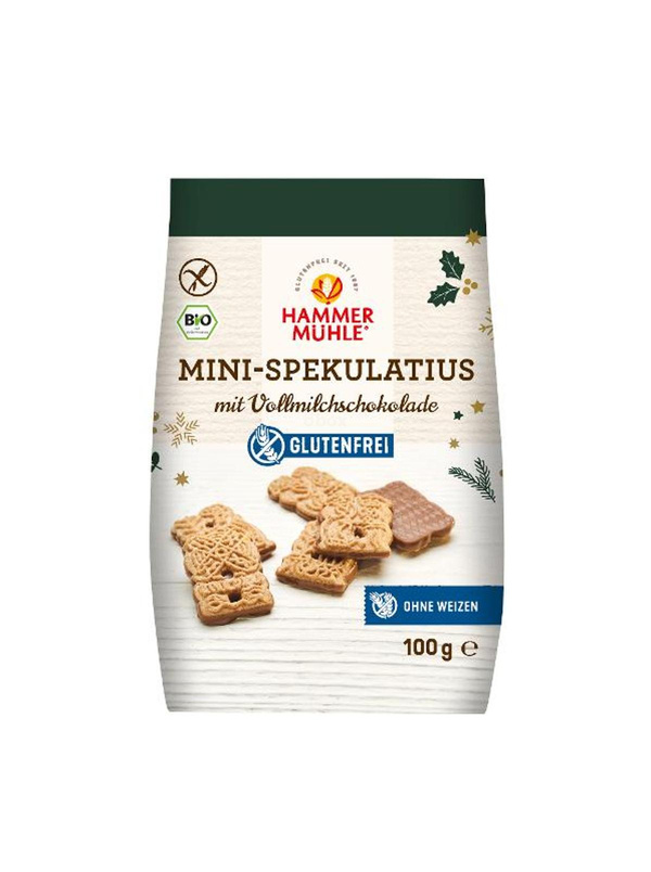 Produktfoto zu Mini Spekulatius glutenfrei, 150 g, Hammermühle