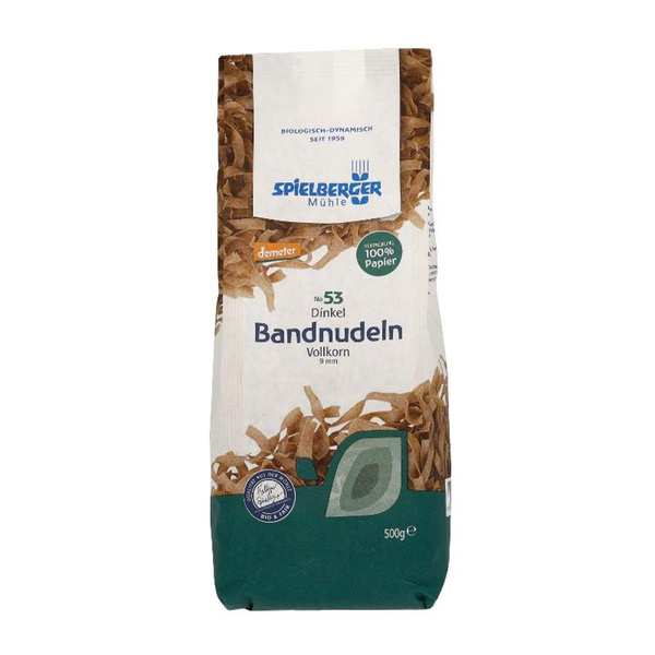 Produktfoto zu Dinkel Bandnudeln Vollkorn