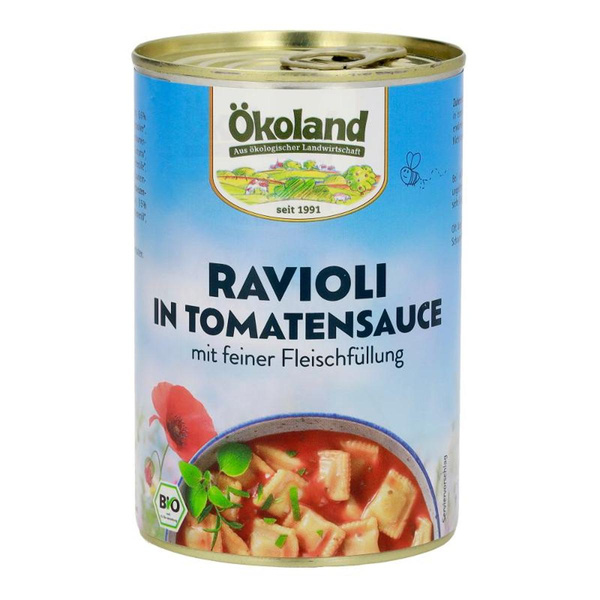Produktfoto zu Ravioli in Tomatensauce mit Fleisch