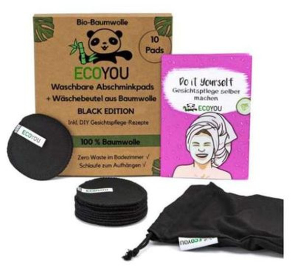 Produktfoto zu Abschminkpads schwarz plus