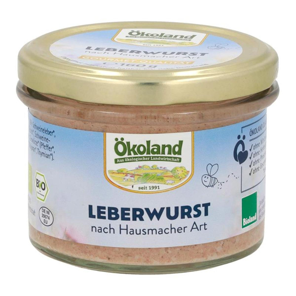 Produktfoto zu Gourmet Leberwurst Hausmacher Art, 160 g