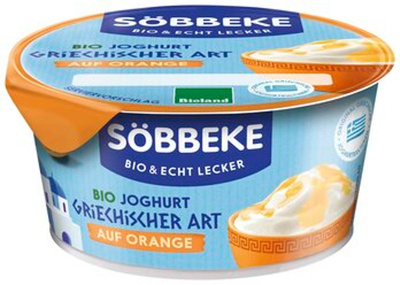 Produktfoto zu Joghurt griechischer Art auf Orange, 150 g, Söbbeke