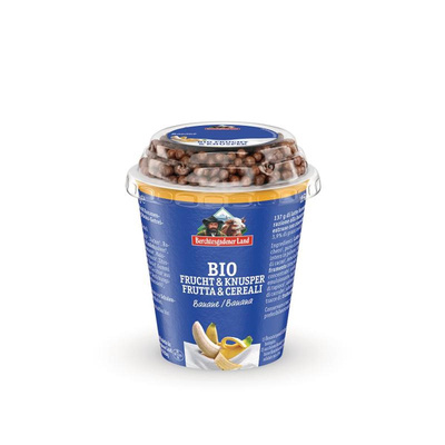 Produktfoto zu Knusperjoghurt Banane mit Schokobällchen, 150g