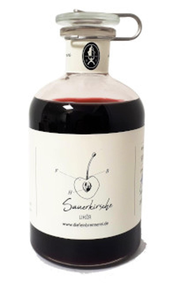 Produktfoto zu Bio-Likör Sauerkische, 500 ml die Feinbrennerei
